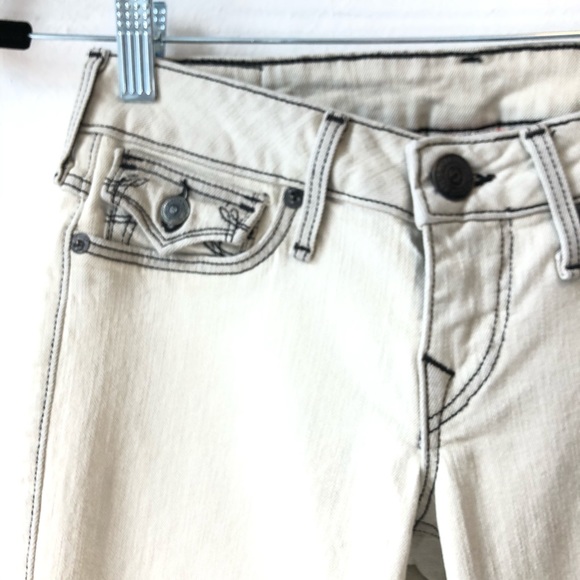 True Religion RARE bell bottom western jeans sz 26 - Picture 5 of 15